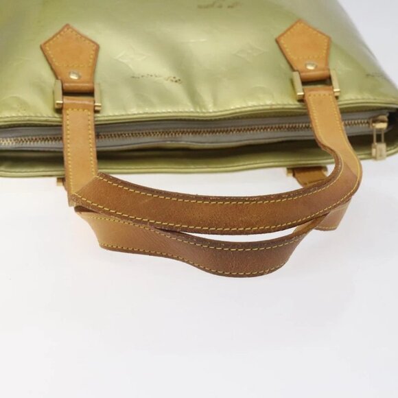 LOUIS VUITTON Monogram Vernis Houston Hand Bag Gris - Picture 4 of 14